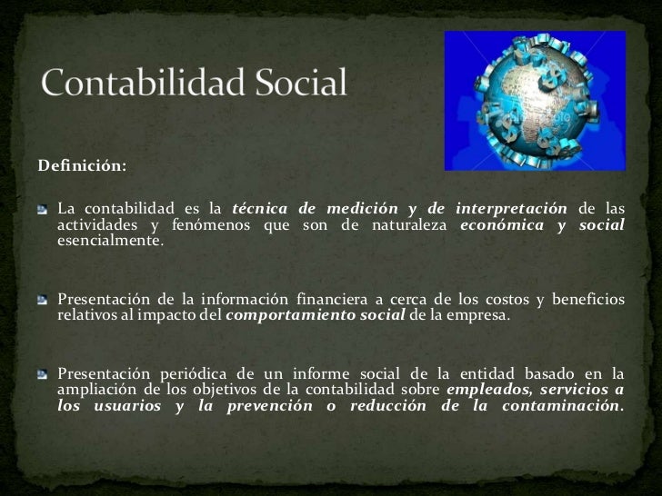 Presentación Contabilidad Social y Ecológica