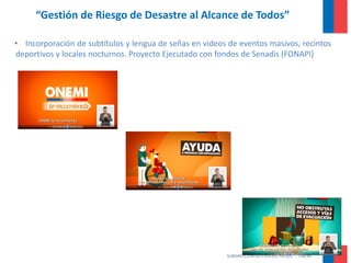 Gestión de Riesgo de Desastres y Discapacidad en Chile | PDF