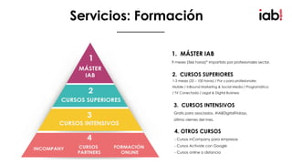 Presentación corporativa de IAB Spain Slide 14