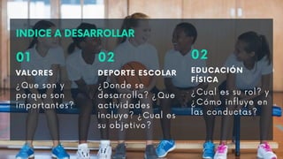 Valores del deporte en la escuela | PDF