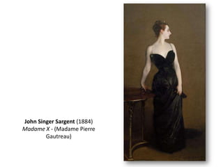 John Singer Sargent (12/01/1856 - 14/04/1925) fue un pintor estadounidense, y un importante pintor de retratos de su época.  Durante su carrera, creó alrededor de 900 pinturas al óleo y acuarelas más de 2.000, así como innumerables bocetos y dibujos al carbón.Su padre Fitzwilliam (n. 1820 Gloucester, Massachusetts ) fue un cirujano ocular en el Hospital de Ojos  en Filadelfia 1844-1854, su madre María fue cantante. La pareja decidió ir al extranjero después de una tragedia familiar.Un intento de estudiar en la Academia de Florencia falló, así que después de regresar a París, Sargent comenzó sus estudios de arte con Cárolus-Duran  (1837-1917).Tomó clases de dibujo, que incluyó la anatomía y perspectiva, y ganó un premio.  También pasó mucho tiempo en el auto-estudio, dibujo y pintura en los museos.Utilizó el método “alla prima”, método de trabajo directamente sobre el lienzo con un pincel cargado. Fue un enfoque que se basó en la colocación correcta de los tonos de la pintura. Este enfoque también permite florecer espontáneamente el color, no está vinculada a un método bajo-dibujo, aunque  previamente realizaba