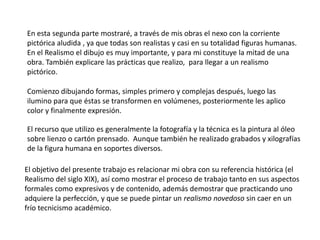 Si bien en las obras de John Singer Sargent no existe preocupación social,  ya que era retratista de las altas esferas sociales de Norte América y Europa , trata en todas ellas de plasmar lo que ve, esto quedó demostrado en los bocetos realizados a lo largo de sus viajes al África del Norte y Oriente Medio.Los modelos que utiliza tanto para los retratos como para otros temas, son, niños, mujeres y hombres de diferentes edades, pero en todos ellos, podemos apreciar no solo el gran parecido, sino la expresión y el carácter. Con sus acuarelas, Sargent  fue capaz de disfrutar de sus primeras inclinaciones artísticas de la naturaleza, la arquitectura, pueblos exóticos, y los paisajes de montaña nobles. Y es en algunas de sus obras finales, donde uno siente la pintura Sargent más puramente para sí mismo. Sus acuarelas fueron ejecutadas con una fluidez alegre También pintó ampliamente familia, amigos, jardines y fuentes.