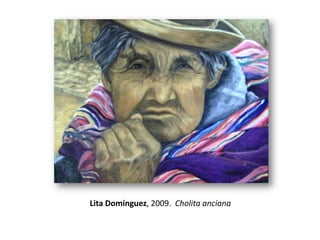 Lita Domínguez, 2009. El niño de las gradasOleo sobre lienzo