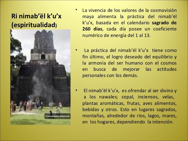 Presentación cosmovisión maya