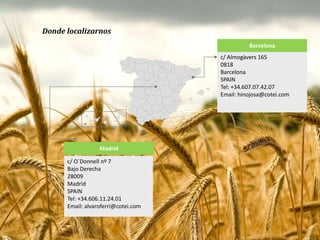© COTEI Ventures & Pledge Fund 2015
Donde localizarnos
c/ O´Donnell nº 7
Bajo Derecha
28009
Madrid
SPAIN
Tel: +34.606.11.24.01
Email: alvaroferri@cotei.com
Madrid
c/ Almogàvers 165
0818
Barcelona
SPAIN
Tel: +34.607.07.42.07
Email: hinojosa@cotei.com
Barcelona
 