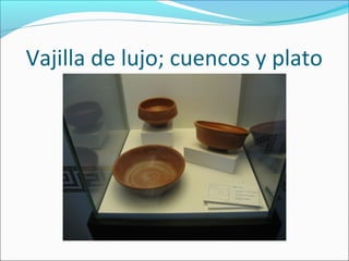 Vajilla de lujo; cuencos y plato
 