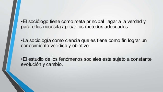 Características de la sociología como ciencia social