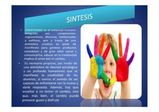 Presentación creatividad e innovación