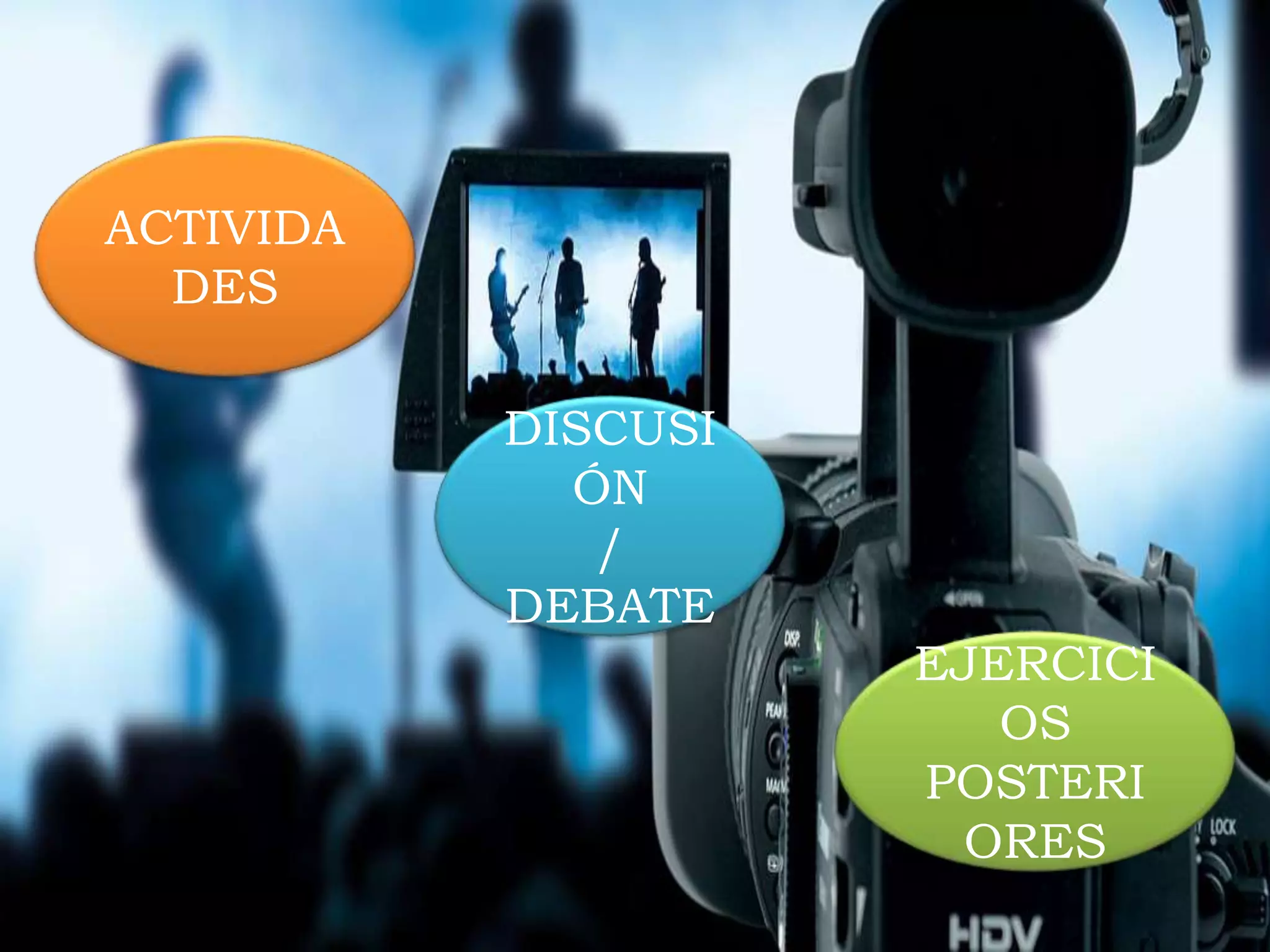 ACTIVIDA
DES
DISCUSI
ÓN
/
DEBATE
EJERCICI
OS
POSTERI
ORES