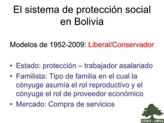  Cambios en la composición familiarPérdida de la importancia de la familia nuclear constituida por ambos cónyuges. Incremento de las familias monoparentales (simples y compuestas)Predominancia (78%) de las familias monoparentales simples y compuestas declaró jefatura femeninaIncremento de las familias consanguíneas