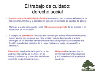 Estrategias diferenciadas de las familias por estrato socio-económicoEl sistema de protección social en BoliviaModelos de 1952-2009: Liberal/ConservadorEstado: protección – trabajador asalariadoFamilista: Tipo de familia en el cual la cónyuge asumía el rol reproductivo y el cónyuge el rol de proveedor económicoMercado: Compra de servicios