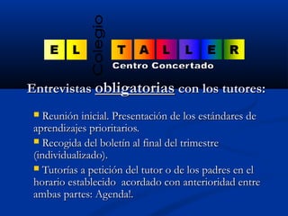 EEnnttrreevviissttaass oobblliiggaattoorriiaass ccoonn llooss ttuuttoorreess:: 
 RReeuunniióónn iinniicciiaall.. PPrreess...