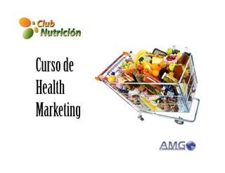 Curso de
Health
Marketing
 