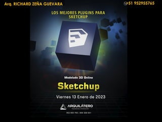 Arq. RICHARD ZEÑA GUEVARA +51 952955765
 