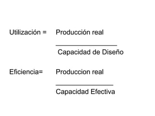 PLANIFICACIÓN Y CONTROL DE LA CAPACIDAD DE PRODUCCIÓN | PPSX