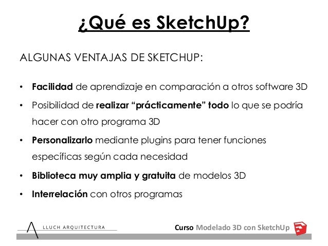 Presentación Curso Sketch Up