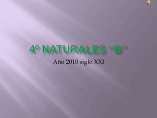 4ºnaturales“b” Año 2010 siglo XXI 