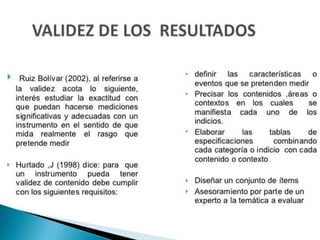 Presentación de analisis