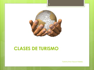 CLASES DE TURISMO
Turismo Ana Yauce Vidales
3
 