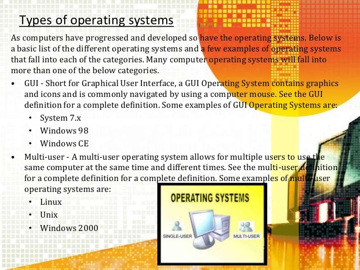 Operating Systems