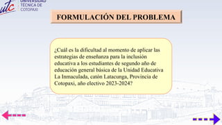 Estrategias de enseñanza para la inclusión educativa | PPTX