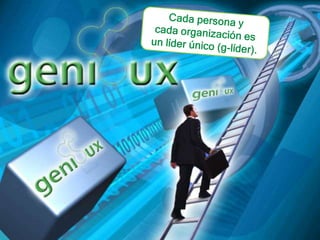 Cada persona y cada organización es un líder único (g-líder).
