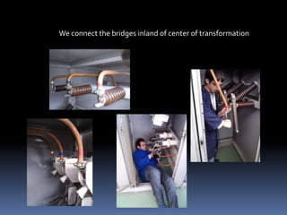 We connect the bridges inland of center of transformation
 
