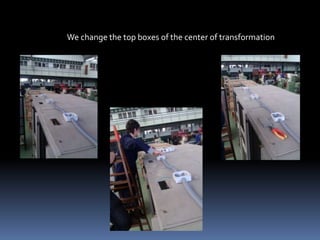 We change the top boxes of the center of transformation
 