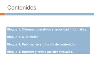 Contenidos