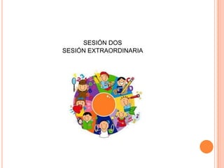 SESIÓN DOS
SESIÓN EXTRAORDINARIA
 