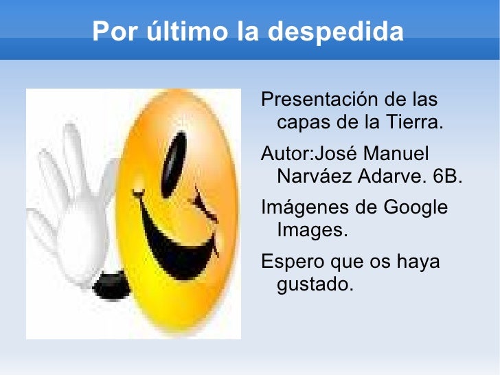Presentacion De Las Capas De La Tierra Copia