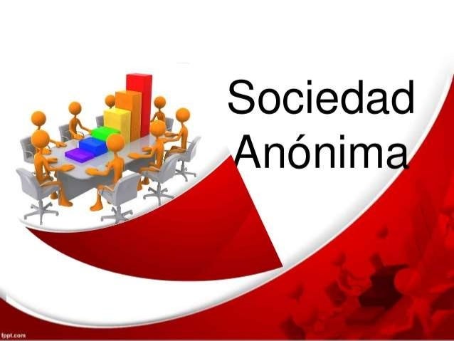 Presentación de la sociedad a nonima..