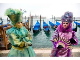Presentación del carnaval de venecia