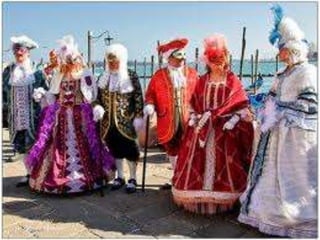 Presentación del carnaval de venecia