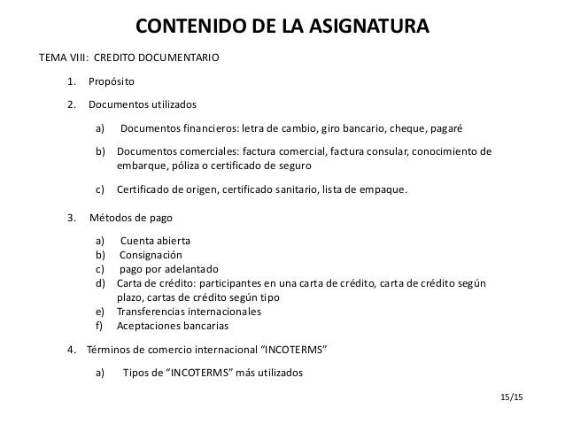 Presentación del curso