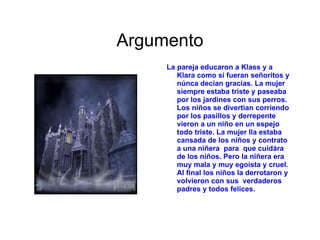 Los espacios del libro El castillo de la pareja joven: es muy grande y muy triste y aburrido. 