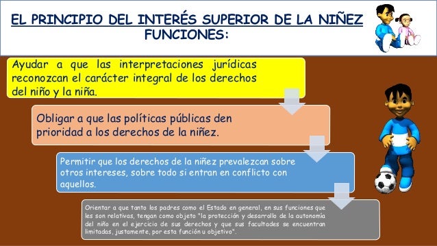 Presentación del interés superior de la niñez