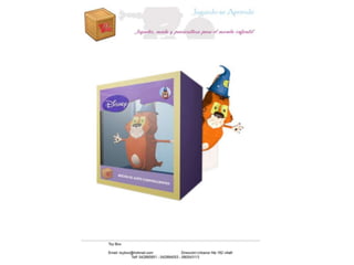 Presentación del juguete