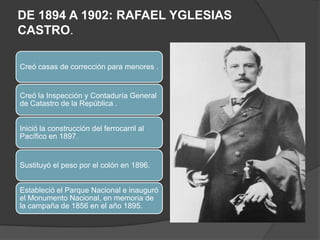 DE 1894 A 1902: RAFAEL YGLESIAS CASTRO.