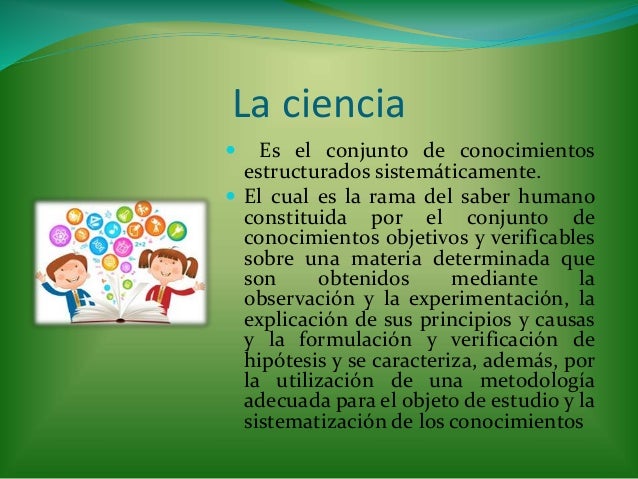 Presentación del metodo cientifico