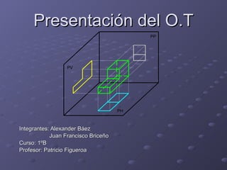 Presentación del O.T Integrantes: Alexander Báez Juan Francisco Briceño Curso: 1ºB Profesor: Patricio Figueroa 