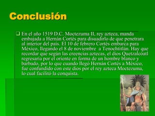 Aztec Conclude Los Aztecas | PPTX