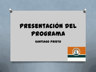Presentación del programa TPED
