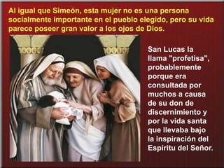 Simeón y Ana, escogidos
para el encuentro con el
Niño, viven intensamente
ese don divino,
comparten con María y
José la al...