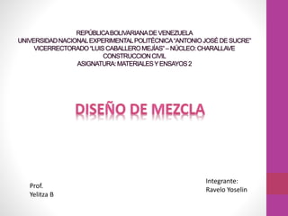 Integrante:
Ravelo Yoselin
Prof.
Yelitza B
 