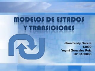 Jhon Fredy Garcia
13090
Yeymi Gonzalez Ruiz
2013150086
 