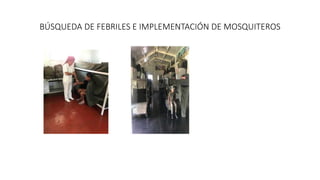 BÚSQUEDA DE FEBRILES E IMPLEMENTACIÓN DE MOSQUITEROS
 