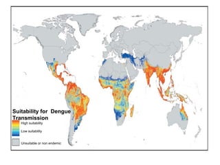 Suitability for Dengue
Transmission
   High suitability

   Low suitability


   Unsuitable or non endemic
 