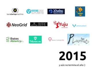 Nuestros proyectos
Tech Meetups
Peru Tech Conf
Knowmad
meetups
OpenHack
Pastillas para
innovar
Woman Tech
Meetup
PerúTech
...