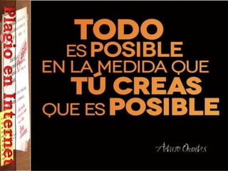 Presentación de plagio en internet